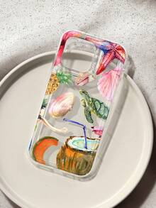 accesorios no incluidos funda transparente con diseño de flor de Ocean Design compatible con - Multicolor 4 - Ver 12