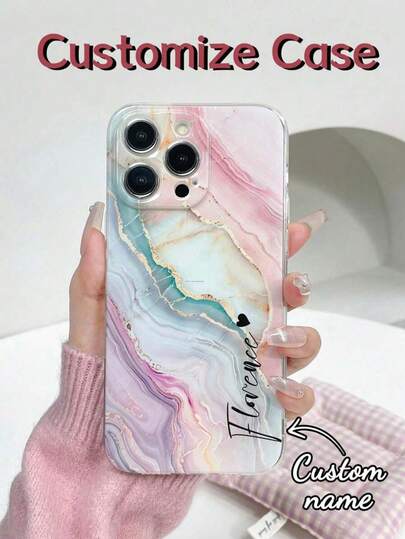 1pc Transparent Anti-Drop Customizable Phone Case, Personalized Font Design, Name Phone Case, Multiple Background Colors Available, Eternal And Fashionable. A Customized Phone Case That Lasts Forever. DIY Customized Phone Case Suitable For S25 Ultra/S25 Plus/S25/S24 Ultra, 11/11 Pro/11 Pro Max/12/12 Pro/12 Mini/12 Pro Max/13/13 Pro/1 Pro Max/13 Mini/14/14 Plus/14 Pro/14 Pro Max/15/15 Plus/15 Pro/15 Max/16/16 Plus/16 Pro/16 Pro Max 16E, Android Phones