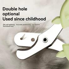 Kìm cắt móng cho mèo kèm dũa móng, được thiết kế để ngăn ngừa mèo cào và cắn. - lỗ đơn - Xem 4