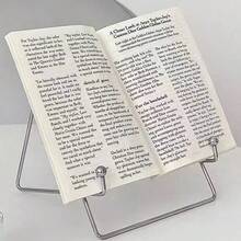 1pc Detachable Tablet Stand, Phone Holder, Desktop Book Display Rack, Recipe Holder, Portable Reading Stand, Multi-Functional Iron Rack, Suitable As Gift For Men And Women - Multicolor - View 1