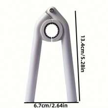 Multi-Functional Faucet & Aerator Removal Tool, Plastic Tap Filter Wrench, Easy-To-Use Handle Design For Quick Installation & Cleaning - Grey - View 9