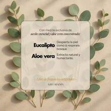 Jabón Líquido para Manos con Aceites Esenciales 100% puros: Té Limón, Romero + Aloe Vera |   Sin Fragancias Artificiales, Parabenos ni Ftalatos |   Jabón de Manos AURA BENDITA (500ml, Limonero) - Calma del bosque - Ver 5