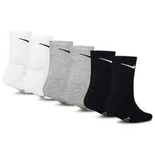 Nike 6 Pack Dri-FIT Performance Basic Crew Socks Boys' Preschool UN0019-G0E - Light Grey - View 2