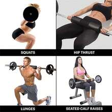 1 miếng đệm tạ, thảm squat sâu, thích hợp cho nâng tạ, động tác gập gối và đẩy hông, đệm mút. - Nhiều màu - Xem 5