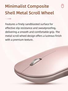 HP Pink Wireless Mouse (DM10) - Sensor Optik, Termasuk Penerima USB, Kompatibel dengan Smartphone/Tablet/Laptop - Mouse Portabel - View 6
