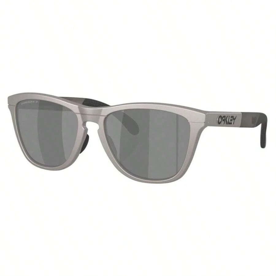 Oakley Frogskin Sunglasses |  | Men Sunglasses - Titanium / Prizm Black Polarized - View 1