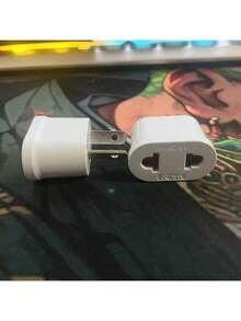 Adaptador De Viaje Europeo De 2 Unidades Por Paquete, Conversión De Cable De Enchufe De 2 Pines Para Alemania, Europa, Ee. Uu., Canadá, México, España, Egipto, Adecuado Para Dispositivos Con Alimentación Estadounidense - Negro - Ver 12