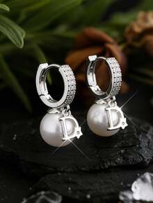1 Đôi bông tai thời trang cao cấp kiểu Hàn Quốc, sang trọng, nhẹ nhàng, thanh lịch và sành điệu, trang sức dành cho nữ - Nhiều màu - Xem 6