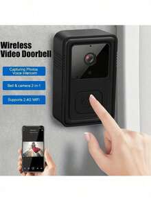Bel Pintu Video Pintar dengan Kamera, Lensa Sudut Lebar Definisi Tinggi, Audio Dua Arah Cerdas, Peringatan Real-Time WiFi, Kontrol Aplikasi, Speaker Internal, Baterai 400mAh - View 8