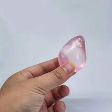 1pc Iridescent Gradient Water Drop Squishy Sensory Squeeze Toy, Glowing Flowing Sand Texture, Slow Rebound Stress Relief, TPR Material, Ultra Soft & Bouncy, Relieve Pressure & Anxiety (Random Color) - Multicolor - View 6
