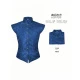 25801 Jacquard Vest Style 2 Blue