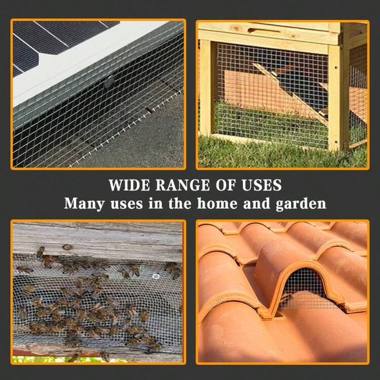3pcs 4-Mesh Stainless Steel Metal Wire Mesh Panels, 30cm X 30cm, Rodent-Proof Net, Drainage Cover Net, Suitable For Poultry House, Cages, Small Animal Pets Enclosure, Can Be Cut To Size As Needed - Silver - View 6