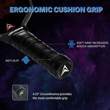 JOYAIRE Pickleball Paddles Set Of 2, USAPA Standard Fiberglass Pickleball Set, Lightweight Honeycomb Core Pickle Ball Rackets, Pickle Ball Paddle With 4 Pickleball Balls &Amp; Bag For Adults, Beginners - White - 查看 6