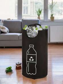 1 Caja de Botellas de Fibra de Poliéster de Gran Capacidad (82 Litros) - Cesta de Ropa Multifuncional y Organizador de Almacenamiento de Cocina, Plegable, Caja de Almacenamiento de Cocina Multiusos, Cesta, Caja y Contenedor, Caja de Organización del Hogar - Multicolor - Ver 4