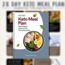 28-Day Keto Diet Planner: Healthy Living, Beautifully Papered, Perfect Gift, Suitable For Home, Office, Study, And Holidays. - 1pc - View 7
