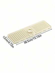 1 tấm lót hứng nước bằng silicon cho vòi nước - Khay hứng nước nhỏ giọt cho tay cầm vòi nước, khay đựng xà phòng rửa chén, tấm chắn nước bắn vào bồn rửa, phụ kiện nhà bếp, chống bắn nước, cạnh hẹp có thể cắt tỉa, phù hợp với bồn rửa phòng tắm, bồn rửa nhà bếp và giá để ráo nước. - Xem 3