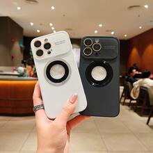 Premium CD-Style Shockproof, Full-Coverage MagSafe Case For Apple 12-17 Pro Max - Black - View 2