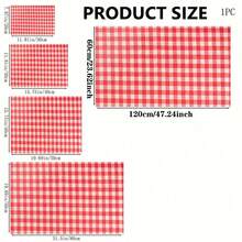 1pc Multi-Color Grid Pattern Printed Kitchen Counter Dish Drying Mat, Super Absorbent Hides Stains, Rubber Backed Multipurpose Dish Drying Pad For Coffee Maker, Dish Rack, Kitchen Counter, Coffee Pot - HL  544 - View 6