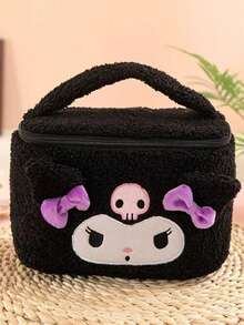 1个云绒3D化妆包 可爱卡通大容量高性价比高级毛绒化妆收纳包 - 彩色 - 查看 6