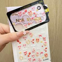 Miếng dán màn hình điện thoại Sweet Sister Strawberry Love, tương thích với Apple 17 Pro/17 Pro Max, bảo vệ toàn diện khỏi trầy xước. - Miếng dán ống kính trong suốt + hình dán quả dâu tây - Xem 7