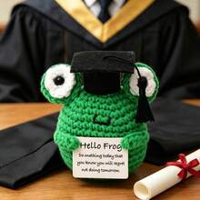1pc Handmade Graduation Gift: Crafted With Soft, Hypoallergenic Yarn, This Comfortable And Charming Piece Makes A Wonderful Graduation Memento. Graduates Can Display It On Their Desk, Bookshelf, Or In Their Dorm. - Multicolor - View 5
