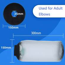 Reusable Plaster Shower Bag Waterproof Leg Cast Cover For Protecting Bandage - Transparent - View 6