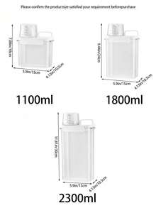 1 hộp đựng thức ăn cho thú cưng chống thấm nước, kín hơi, dung tích 1100ml/1800ml/2300ml, giữ thức ăn tươi ngon, dễ vệ sinh, hộp đựng đồ ăn vặt cho chó, hộp bảo quản thức ăn chân không cho mèo. - 1800ml - Xem 2