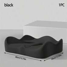 1pc Ergonomic Memory Foam Seat Cushion, Breathable Hollow Design, Soft Stretchy Polyester Fabric, Suitable For Wheelchair, Car Seat And Office Chair - Multiple Colors Available, Enhances Seating Comfort, Conforms To Ergonomic Contour, Easy To Clean. - Multicolor - View 12