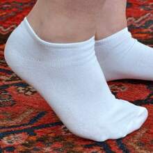 Sock Snob 24 Pack Multipack Cotton Trainer Socks For Men & Women - White - View 3