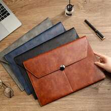 Túi đựng tài liệu giả da, túi đựng hồ sơ công sở, cặp tài liệu A4, đồ dùng học tập và văn phòng phẩm, túi đựng đồ dùng học tập, đồ dùng học tập - Một kích thước phù hợp với tất cả - Xem 4