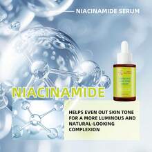 烟酰胺精华液，烟酰胺针对性淡化瑕疵、滋养肌肤、提亮肤色 - 超保湿亮肤精华液，适用于面部 - Niacinamide - 查看 3