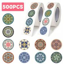 500张复古美学图案贴纸，适用于笔记本电脑、手机壳、剪贴簿、吉他、滑板、信封标签贴纸，创意礼品（不易脱落） - 1 Set - 查看 11