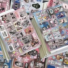 8张Y2K可爱辣妹风高品质防水贴纸套装，适用于剪贴簿、手账装饰 - 彩色 - 查看 2