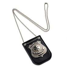 Badge For - Pretend Play PD Badge With Chain And Belt Clip - As Pic - View 3