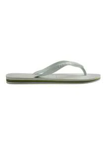 "HAVAIANAS Unisex Grey Flip Flops - Timeless Comfort With 100% PVC Straps & -Durable- Rubber Sole, Available In Sizes 39/40 To 45/46 - Perfect For All Seasons, SS24/SS25 Collection - Ideal For Beach Or Casual Wear, Ensuring Long-Lasting Durability & Style - Experience Exceptional Footwear Versatility With These Stylish, High-Quality Sandals - A Must-Have For Your Year-Round Wardrobe" Blanco - 白色 - 查看 3