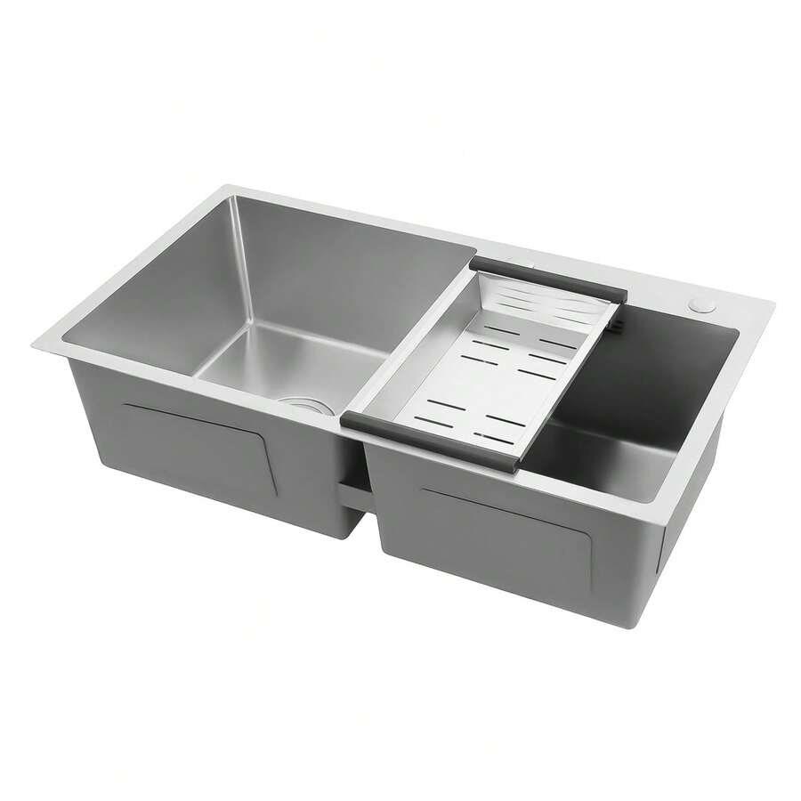 YUNRUX Kitchen Sinks - Silver - View 1
