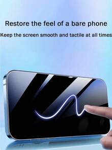 6pcs Privacy Screen Protector, Compatible With IPhone 17/16/16e/15/14/13/13 Pro/12/11/17 Pro Max/17 Air/16 Pro Max/15 Pro Max/14 Pro/Plus/Mini/X/XR/XS Max/7/8/SE2/SE3, 9H+ Tempered Glass Film, Anti-Scratch, Full Coverage, Anti-Peeping Privacy - Black - View 3