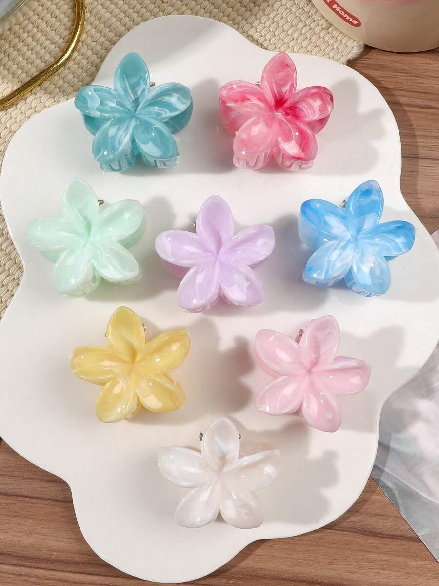 8 chiếc kẹp tóc hình hoa cúc nhỏ bóng màu macaron, dùng để kẹp tóc mái, kẹp tóc bên, kẹp tóc đuôi ngựa, kiểu công chúa, phù hợp cho sử dụng hàng ngày, đi làm, du lịch, dự tiệc, tiệc trà chiều, họp mặt. - Nhiều màu - Xem 1