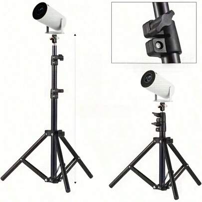 Chân đế máy chiếu đa năng 110 inch kèm khay, giá đỡ hợp kim nhôm có thể điều chỉnh, phù hợp với máy chiếu HY300, HY320, HY320mim, máy ảnh, điện thoại thông minh, máy tính bảng, máy tính xách tay.