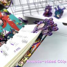 Kẹp giấy acrylic hình phù thủy hoạt hình Mona ngẫu nhiên, kẹp đồ ăn nhẹ kiểu , hai mặt dày dặn. - Nhiều màu - Xem 6