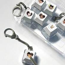 Porte-clés EN/HYPEN, Pendentif Merchandise NIKI, SUNOO, JAKE, Clavier anti-stress, Porte-clés cliqueur, Charm de sac, Accessoire de sac à dos, Cadeau de collection pour fans, Anti-stress pour adolescents et adultes, Cadeau d'anniversaire/fête - Multicolore - Voir 4
