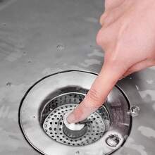 3 In 1 Kitchen Sink Drain Strainer And Stopper, 304 Stainless Steel Pop-Up Anti-Clogging Basket Strainer, Fast Drainage Kitchen Sink Plug For Standard 3-1/2" Drain Hole - Silver-gray - View 11