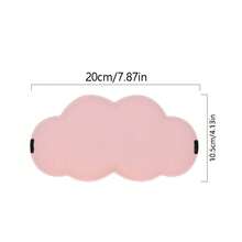 1 chiếc mặt nạ ngủ 3D hình đám mây, mặt nạ ngủ bằng mút hoạt tính thoáng khí, đàn hồi chậm, không để lại vết hằn, quà tặng che nắng cho mắt - Nhiều màu - Xem 2