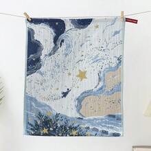 Handuk Jacquard Bergaya Lukisan Minyak Kartun, Handuk Super Menyerap, Hadiah Handuk Mandi Portabel - MultiWarna - View 4