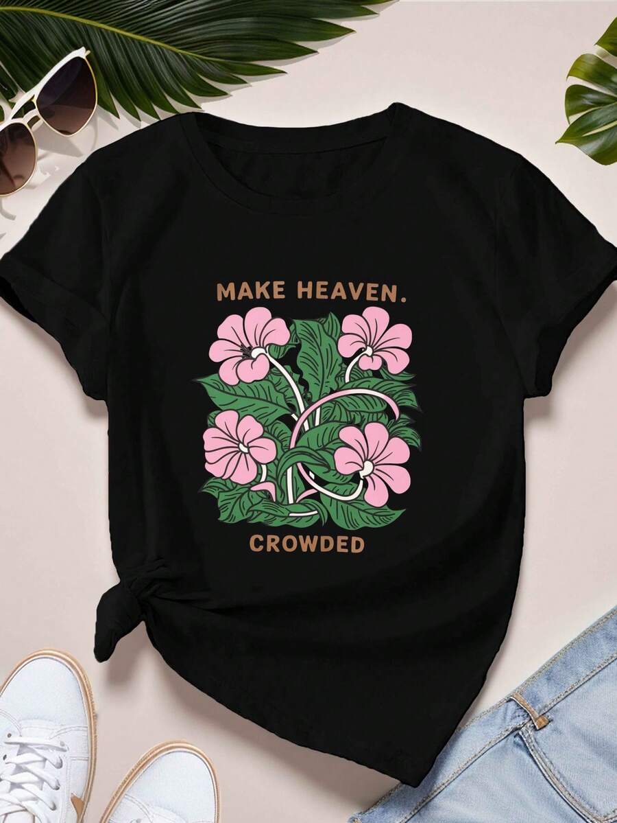 Women T-Shirts - Black - View 1