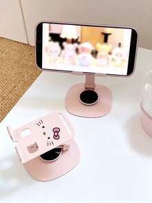 SANRIO Giá đỡ điện thoại/máy tính bảng để bàn Hello Kitty màu hồng sáng tạo, xoay 360° có thể điều chỉnh, giá đỡ máy tính bảng & điện thoại để bàn dùng cho việc xem phim trực tuyến - Nhiều màu - Xem 3