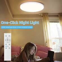 CANMEIJIA Modern Smart Bluetooth Ceiling Light With Remote Control, RGB Color Changing Ceiling Lamp, Dimmable, Timing Function, 24W/40W, Cool White/Neutral White/Warm White, 2305LM/4400LM, App Control And Remote, Suitable For Bedroom, Living Room, Gaming Room, Bar - RGB Ceiling Light With Remote Control - View 9
