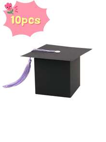 10pcs Graduation Decorations, Graduation Candy Boxes, DIY Graduation Cap Boxes, Graduation Gifts, Small Graduation Party Gifts - Upgraded Version - View 13
