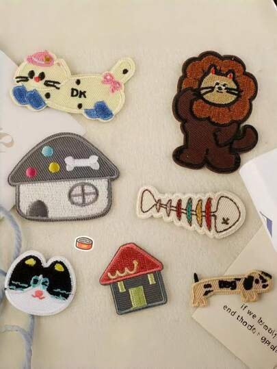 2 miếng vá thêu hình hoạt hình dễ thương, hình nơ/kẹo, được thiết kế cho bé gái, phụ kiện may mặc tự làm; Thích hợp cho ba lô, áo hoodie, các phụ kiện may mặc khác nhau, miếng vá ủi, mũ, giày và áo khoác, v.v.; Phụ kiện và dụng cụ may vá lý tưởng.
