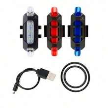 Luz LED Roja Brillante para Bicicleta, Alta Visibilidad - A - Ver 7